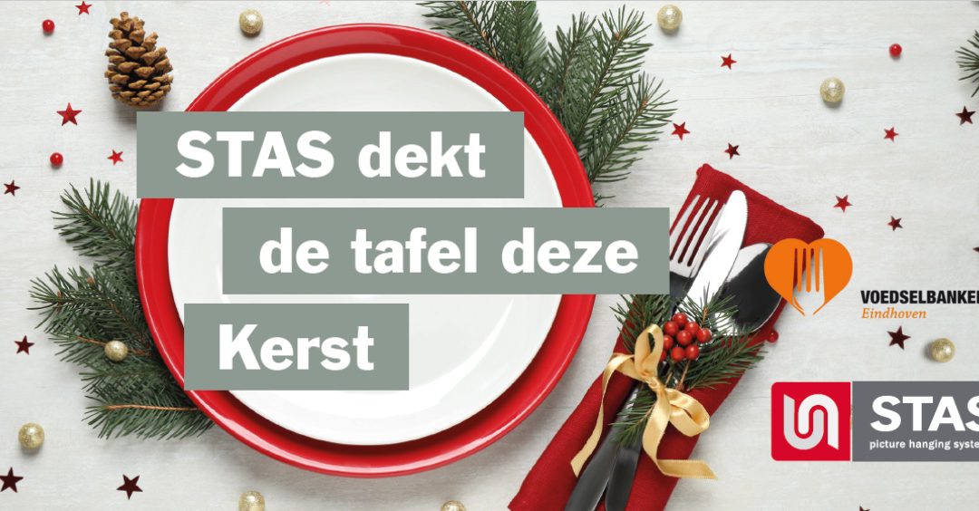 STAS dekt de tafel deze Kerst